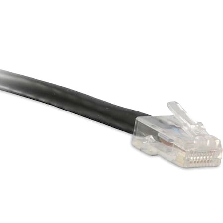Enet Enet Cat6 Black 1 Foot Non-Booted (No Boot) (Utp) High-Quality C6-BK-NB-1-ENC